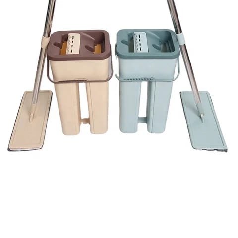 Squeeze Flat Mop & Bucket Set, view 4