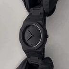 Arabic Numeral Watch, All Black, view 2