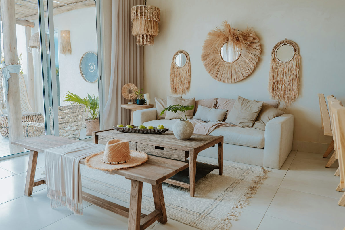 Bright, modern living room in a UAE apartment